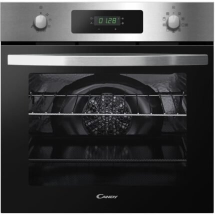 Horno pirolítico - Horno de ventilador CANDY FICD X676 - Acero inoxidable y negro - Clase energética A
